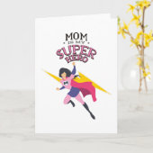 Mom is my superhero カード (黄色い花)
