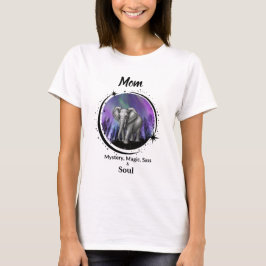 Mom Is Mystery Magic Sass & Soul T-Shirt Elephant Tシャツ