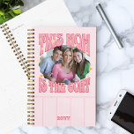 Mom is the Goat Photo Pink Red Retro プランナー手帳<br><div class="desc">Photo gift for mom from her children or child to let her know she's the Greatest Of All Time! Fun retro design with trendy freeform typography, love hearts and vintage color palette. Use the personalization template to add your photo and adjust to perfection and then, feel free to change the...</div>