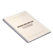 Mom Journal Chaos and Calm Mother's Day Gift ノートブック (右側)