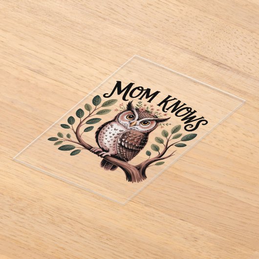 Mom Knows﻿ アクリル招待状 (レイダウン)