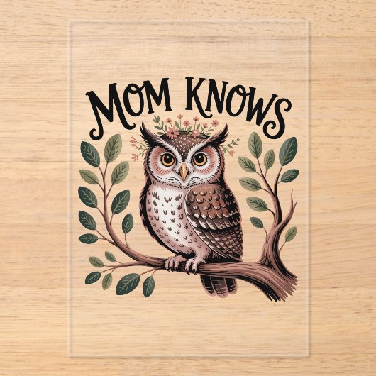 Mom Knows﻿ アクリル招待状 (正面)