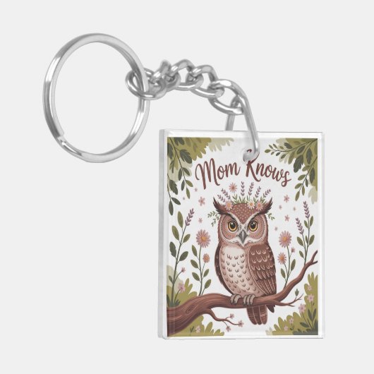 Mom Knows キーホルダー (正面左)