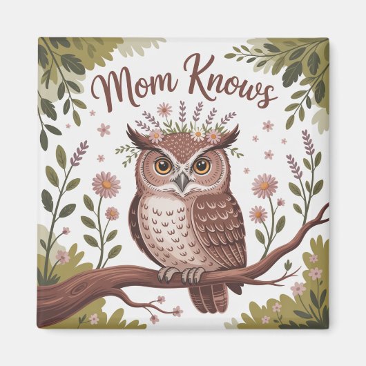 Mom Knows マグネット (正面)