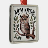 Mom Knows﻿ メタルオーナメント (右)