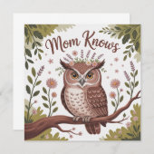 Mom Knows 招待状 (正面/裏面)