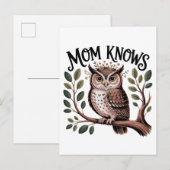 Mom Knows﻿ 案内ポストカード (正面/裏面)