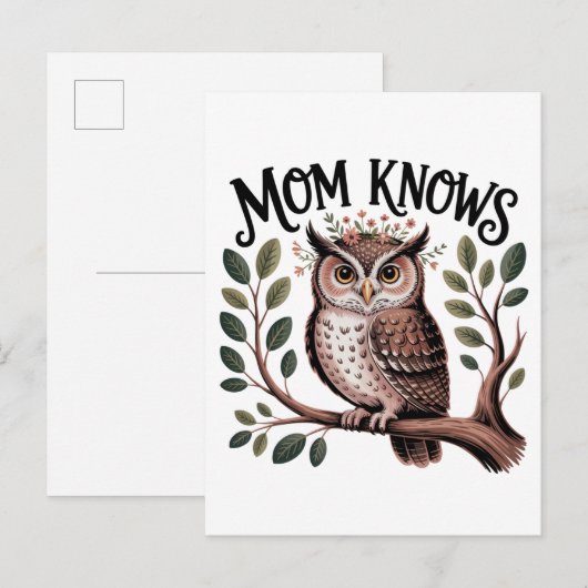 Mom Knows﻿ 案内ポストカード (正面/裏面)