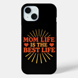 Mom Lifeはライフ最高のiPhone / iPadのケース iPhone 15ケース