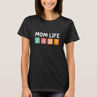 MOM LIFE アイコン Tシャツ