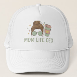 Mom Life CEO Trucker Hat キャップ