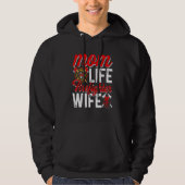 Mom Life Firefighter Wife Funny Firefighting Firew パーカ (正面)