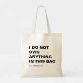 Mom Life Fun Slogan Modern Minimalist Design トートバッグ (裏面)