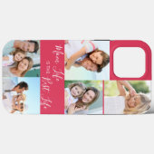 Mom Life is the Best Life 5 Photo Bright Pink Case-Mate iPhoneケース (裏面 (横))