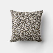 Mom Life Leopard Print Pillow Cover クッション (裏面)
