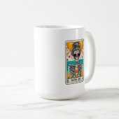 Mom Life Skeleton Tarot Card Coffee Mug コーヒーマグカップ (正面右)