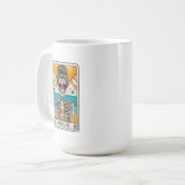 Mom Life Skeleton Tarot Card Coffee Mug コーヒーマグカップ (正面左)