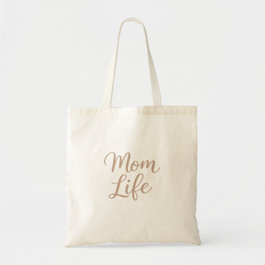 Mom Life Stylish Tote Bag トートバッグ (正面)