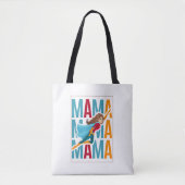 Mom Lifee トートバッグ 楽しいクオートデザイン (正面)