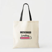 Mom Lifee Tote Bag Fun Quote Design トートバッグ (正面)