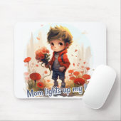 Mom lights up my life マウスパッド (マウス)
