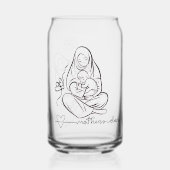 Mom Love  Beautiful Design ガラス缶 (正面)