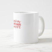 Mom Love You More Sweet Family Quote  ジャンボコーヒーマグカップ (正面右)