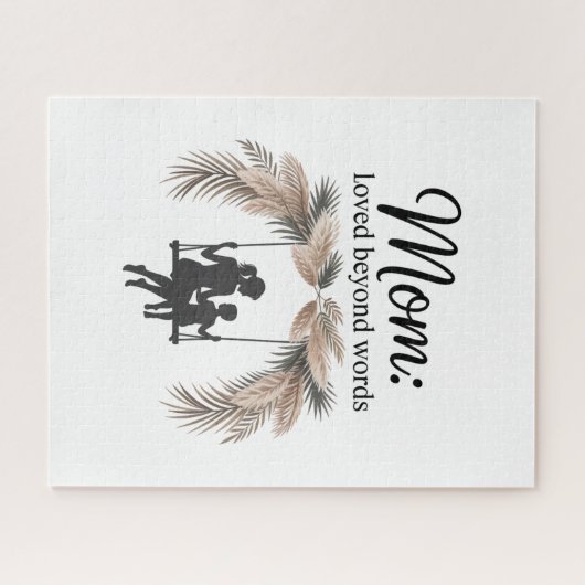 Mom Loved Beyond Words ジグソーパズル (横)