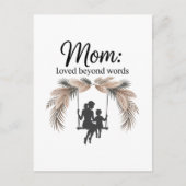 Mom Loved Beyond Words 案内ポストカード (正面)