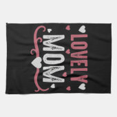 Mom - Lovely Mom キッチンタオル (横)