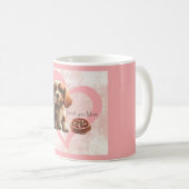 Mom loving puppy コーヒーマグカップ (正面右)