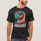 Mom Mamasaurus T Rex Dinosaur Birthday Dinosaur Mo Tシャツ (正面)