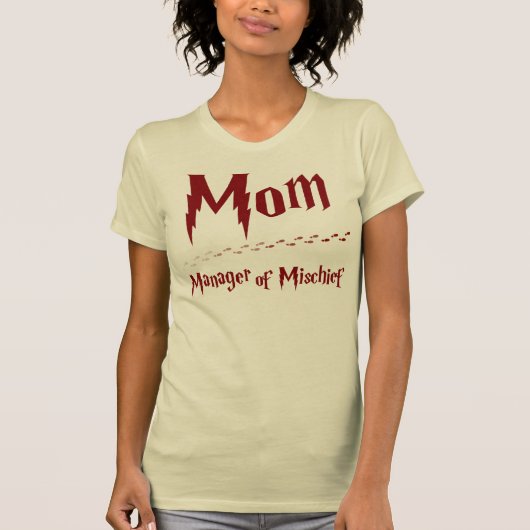 Mom - Manager of Mischo Tシャツ (正面)