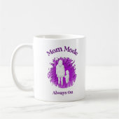 Mom Mode Always On – Funny Mother's Mug for Everyd コーヒーマグカップ (左)