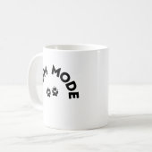Mom Mode Mag - Paw Print Edition コーヒーマグカップ (正面左)