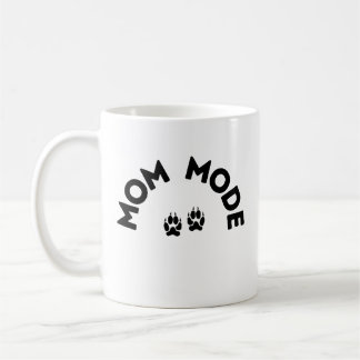 Mom Mode Mag - Paw Print Edition コーヒーマグカップ
