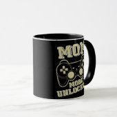 Mom Mode Unlocked Best Gamer Mom Son Video Game マグカップ (正面右)