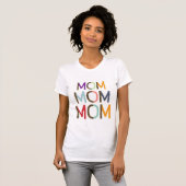 MOM Mommy Elegant White  Tシャツ (正面フル)