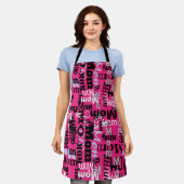 MOM MOTHER Mothers Day Gift New Mommy Emプロン エプロン (着用した状態)