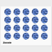 MOM Mother Personalizable Take Home Gift Sticker ラウンドシール (シート)