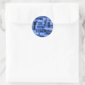 MOM Mother Personalizable Take Home Gift Sticker ラウンドシール (バッグ)