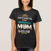 Mom Mother Photo Mother's Dayおもしろいパーソナライズ Tシャツ (正面)