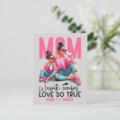 MOM Mother's Dayサンキューカード ポストカード (スタンド正面)