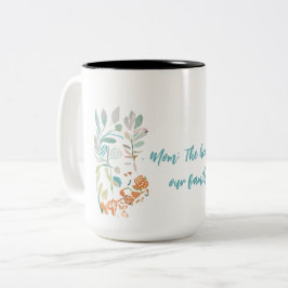 Mom Mug – シンプル | エレガントな母の日ギフト ツートーンマグカップ