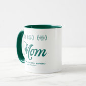 Mom Mug （10色のハンドルとリム） マグカップ (正面左)