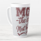 Mom — MVP (最実在も貴重な親) カフェラテマグ (左アングル)