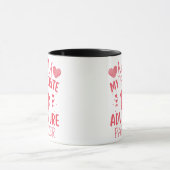 Mom My Favorite Adventure Partner Funny Quote マグカップ (中央)