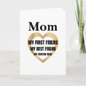 Mom My First Friend オリジナルギフト サンキューカード (正面)