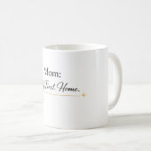 Mom – My First Home Mug コーヒーマグカップ (正面右)