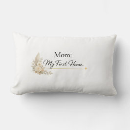 Mom – My First Home Pillow ランバークッション